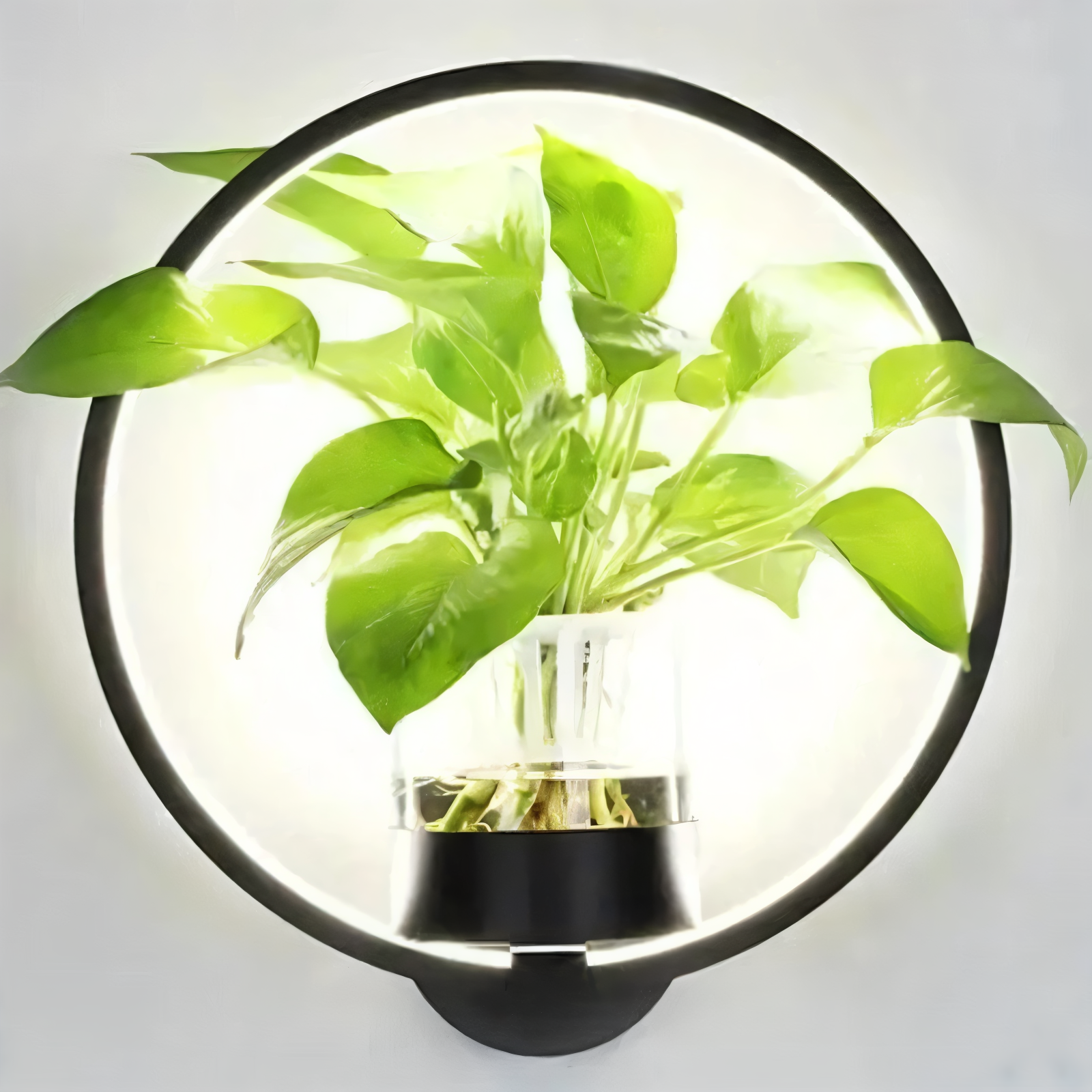 VerdantLume LED-Wandlamp met Plantenhouder