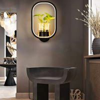VerdantLume LED-Wandlamp met Plantenhouder