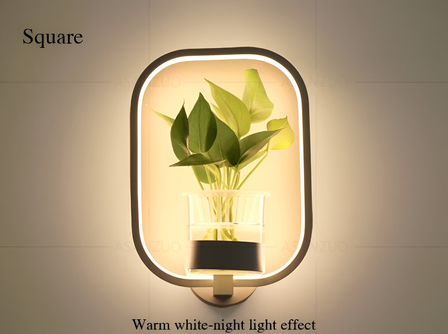 VerdantLume LED-Wandlamp met Plantenhouder
