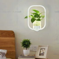 VerdantLume LED-Wandlamp met Plantenhouder