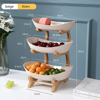 Meerlagige fruitmand van hout - Moderne fruitmand