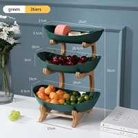 Meerlagige fruitmand van hout - Moderne fruitmand