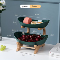 Meerlagige fruitmand van hout - Moderne fruitmand