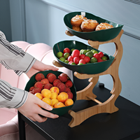 Meerlagige fruitmand van hout - Moderne fruitmand