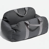 ComfyRide Hondenstoel – Hondenzitbed met veiligheidsgordel & antislip bodem voor auto & thuis