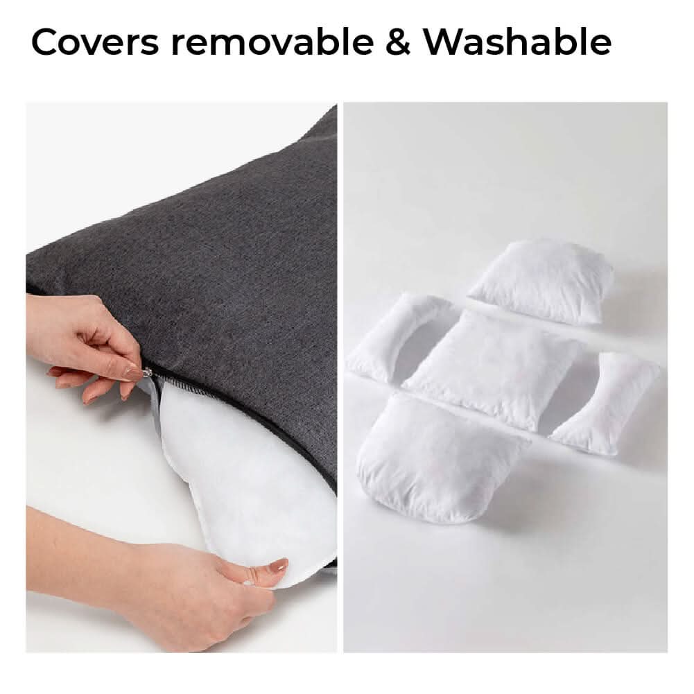 ComfyRide Hondenstoel – Hondenzitbed met veiligheidsgordel & antislip bodem voor auto & thuis