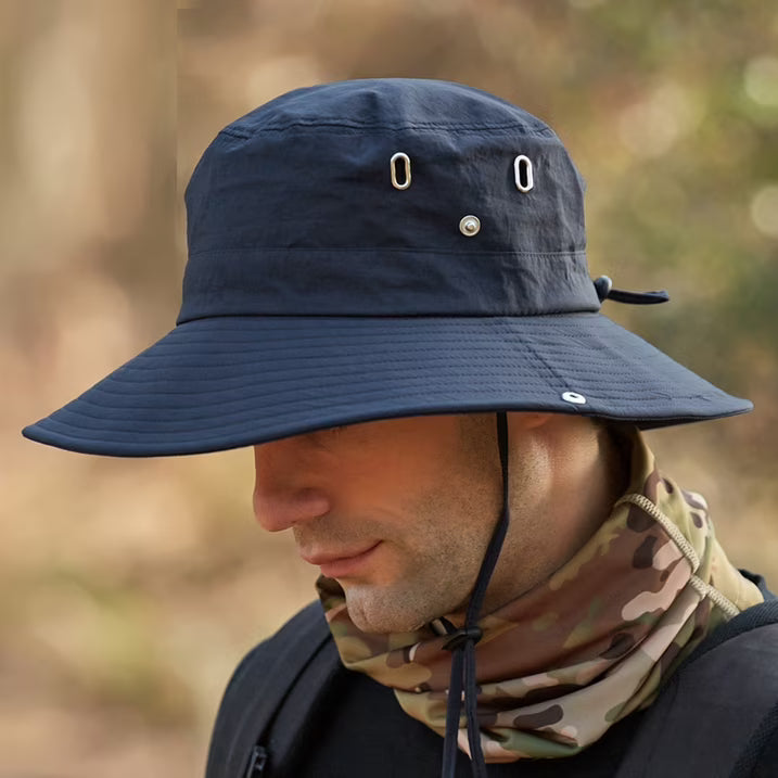 SUNSAFE Hoed – Ademend zonnehut met UV-bescherming voor buitenavonturen