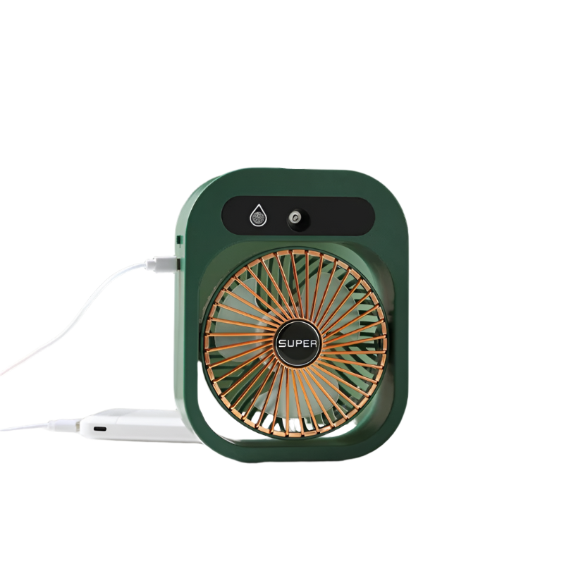 Cool Comfort USB ventilator luchtbevochtiger | Blijf koel en gehydrateerd thuis of op kantoor