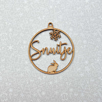 GleamOrnament |  Kerst sneeuwvlok ornamenten met te personaliseren naam