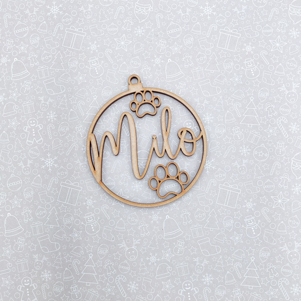 GleamOrnament |  Kerst sneeuwvlok ornamenten met te personaliseren naam