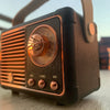 Sonique Classic Bluetooth Speaker | Premium draadloze 2.0-kanaals luidspreker met rijke audio en retro design