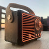 Sonique Classic Bluetooth Speaker | Premium draadloze 2.0-kanaals luidspreker met rijke audio en retro design