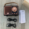 Sonique Classic Bluetooth Speaker | Premium draadloze 2.0-kanaals luidspreker met rijke audio en retro design