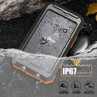 LyraCharge 30000mAh Zonne-energie Power Bank IP67 Waterdicht