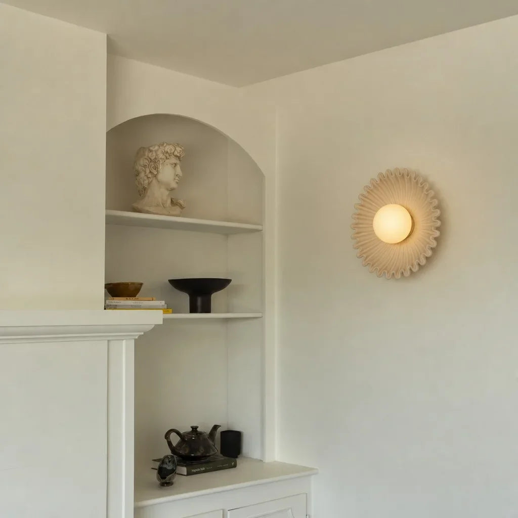 Marenys Modern Keramische Bloem Wandlamp
