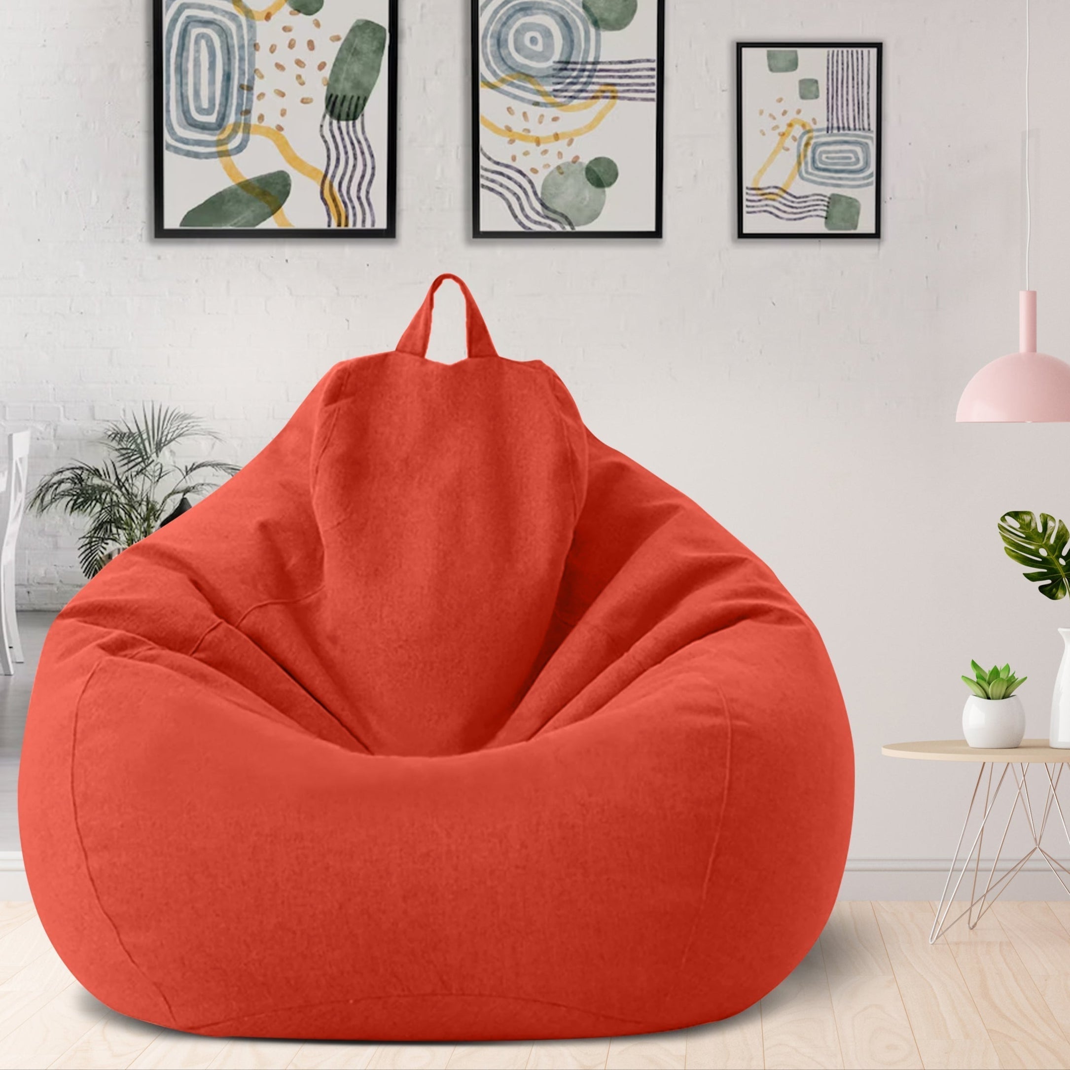 Luxe Linnen Zitzak – Ergonomisch & Stijlvol Comfort