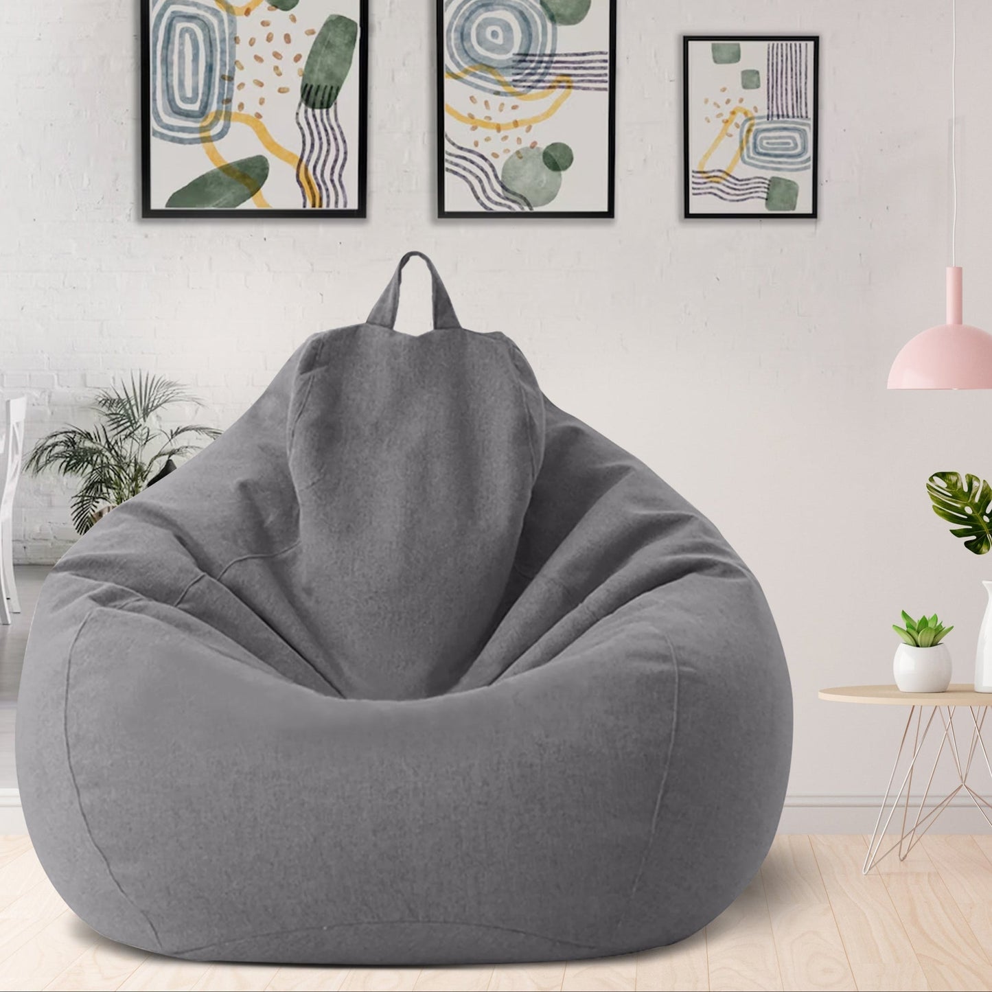 Luxe Linnen Zitzak – Ergonomisch & Stijlvol Comfort