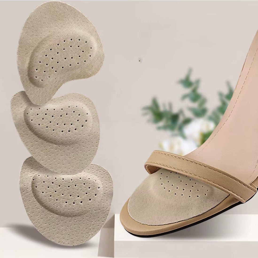 Antislip voetkussentjes voor sandalen – Pijnverlichting voor vrouwen