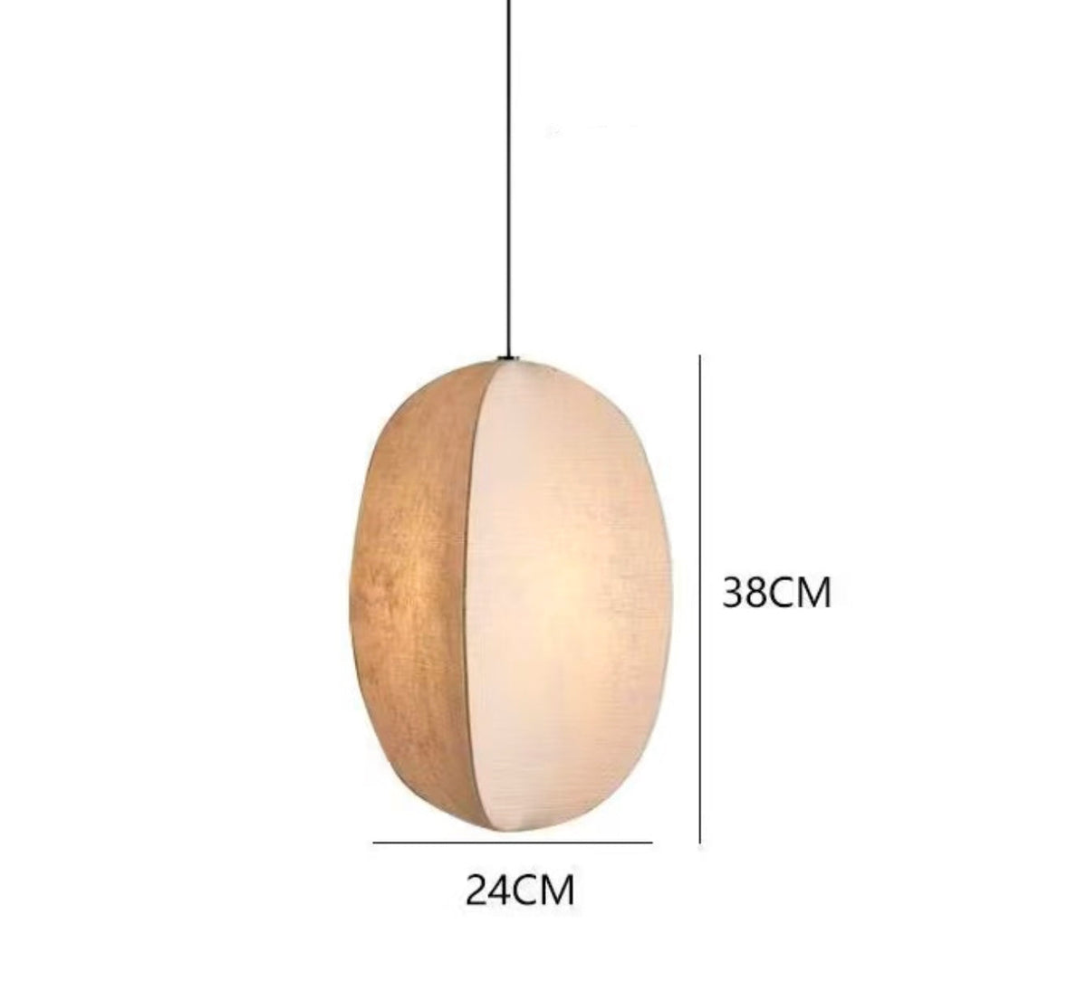 Zen Harmony Japandi Stoffen Hanglamp