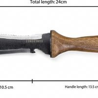 Survivalmes Van TrailForge Pro Grip Met Ergonomisch Handvat En Robuust Lemmet