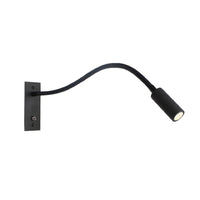 Verstelbare Gooseneck Metalen Wandlamp met Cilindrische Kop