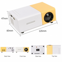 Mini Beamer | LumoBeam | 3000 Lumen | Draagbaar & Energiebesparend | HDMI & USB