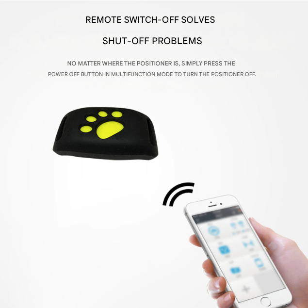 GPS-halsband voor katten & kleine honden – Echt-tijd tracking & IP67-bescherming