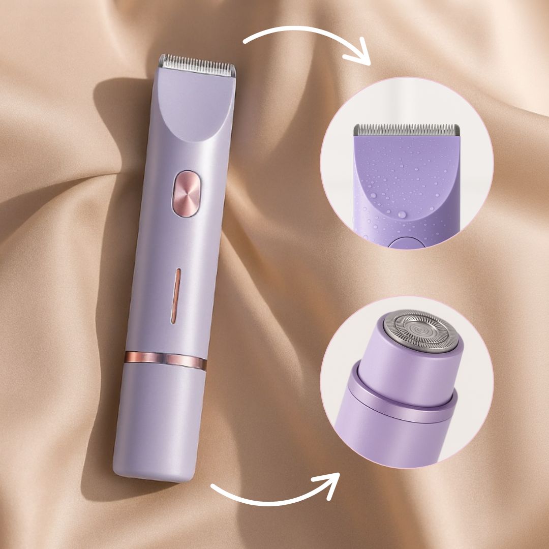 Intimrasierer | Draadloze elektrische scheerapparaat | Zachte natte en droge scheerbeurt | IntimLisse