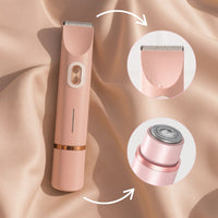 Intimrasierer | Draadloze elektrische scheerapparaat | Zachte natte en droge scheerbeurt | IntimLisse
