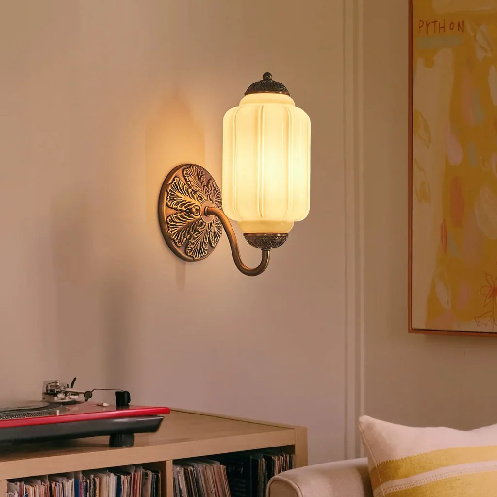 Isabella Melkglas Eloise Wandlamp