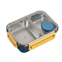 Geïsoleerde Lunchbox in RVS met Bento Design