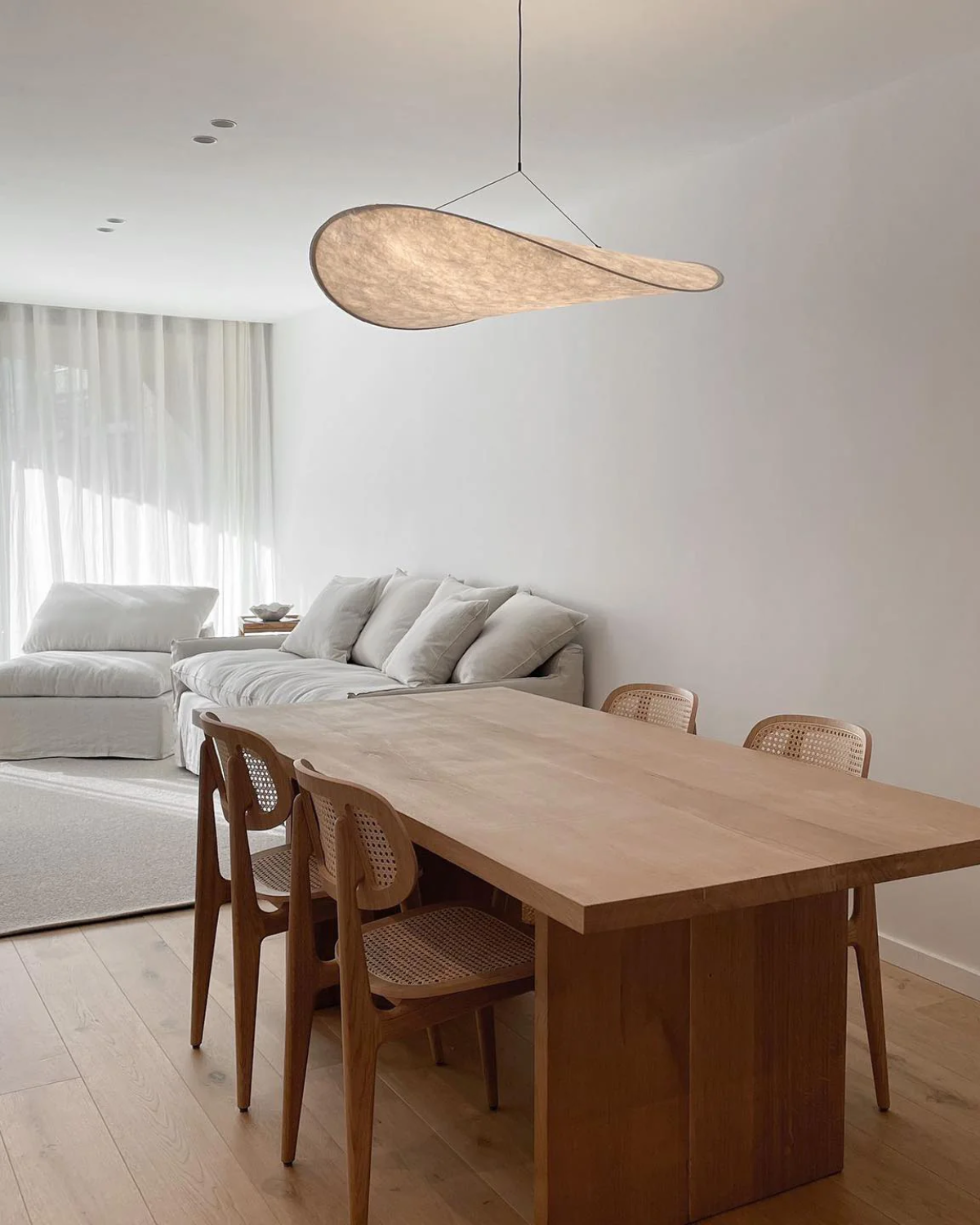 Japandi Hanglamp met Eclips Effect