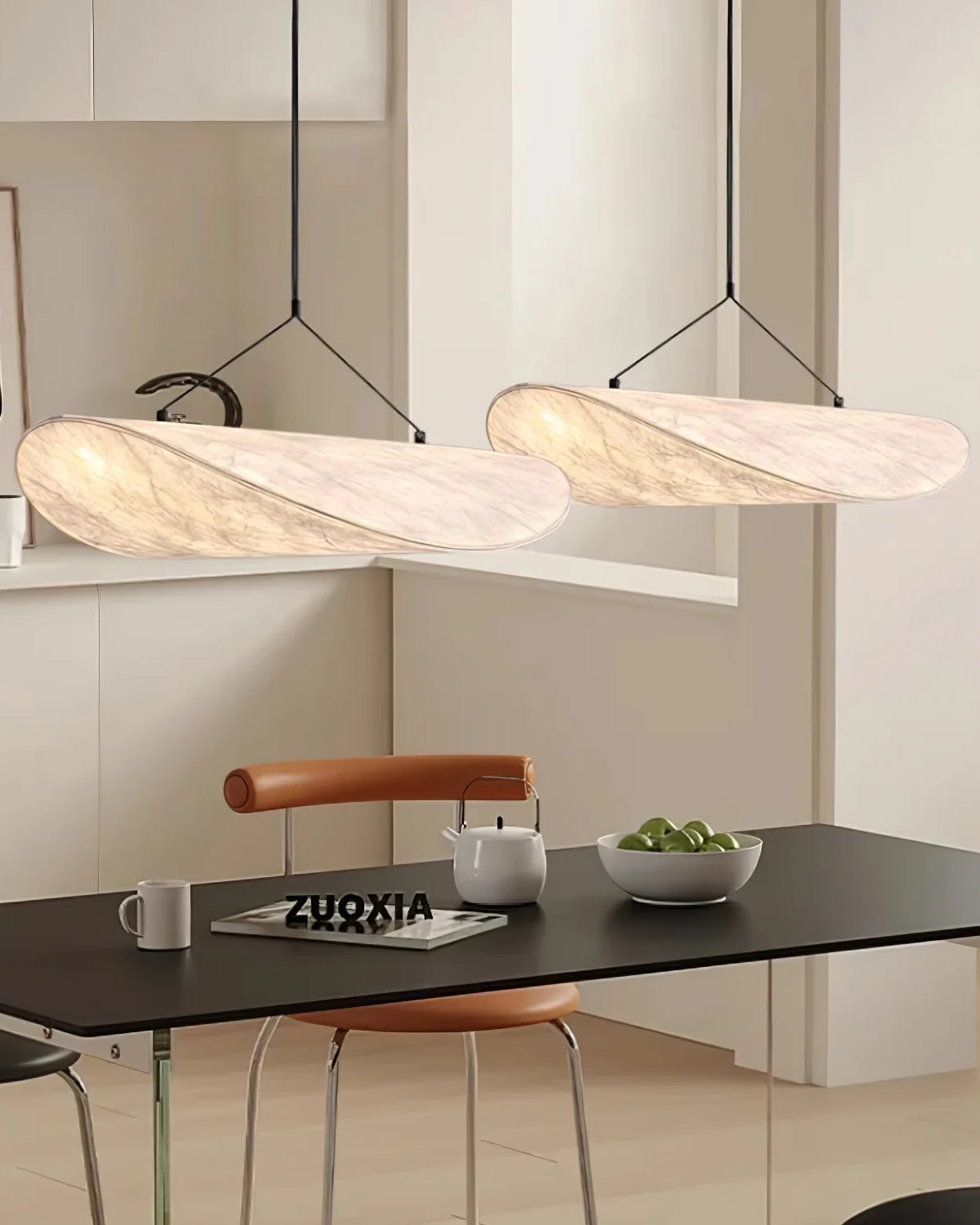 Japandi Hanglamp met Eclips Effect