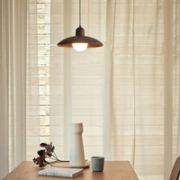 Japanse Wabi-Sabi Walnoot Hanglamp