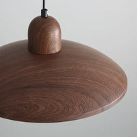 Japanse Wabi-Sabi Walnoot Hanglamp