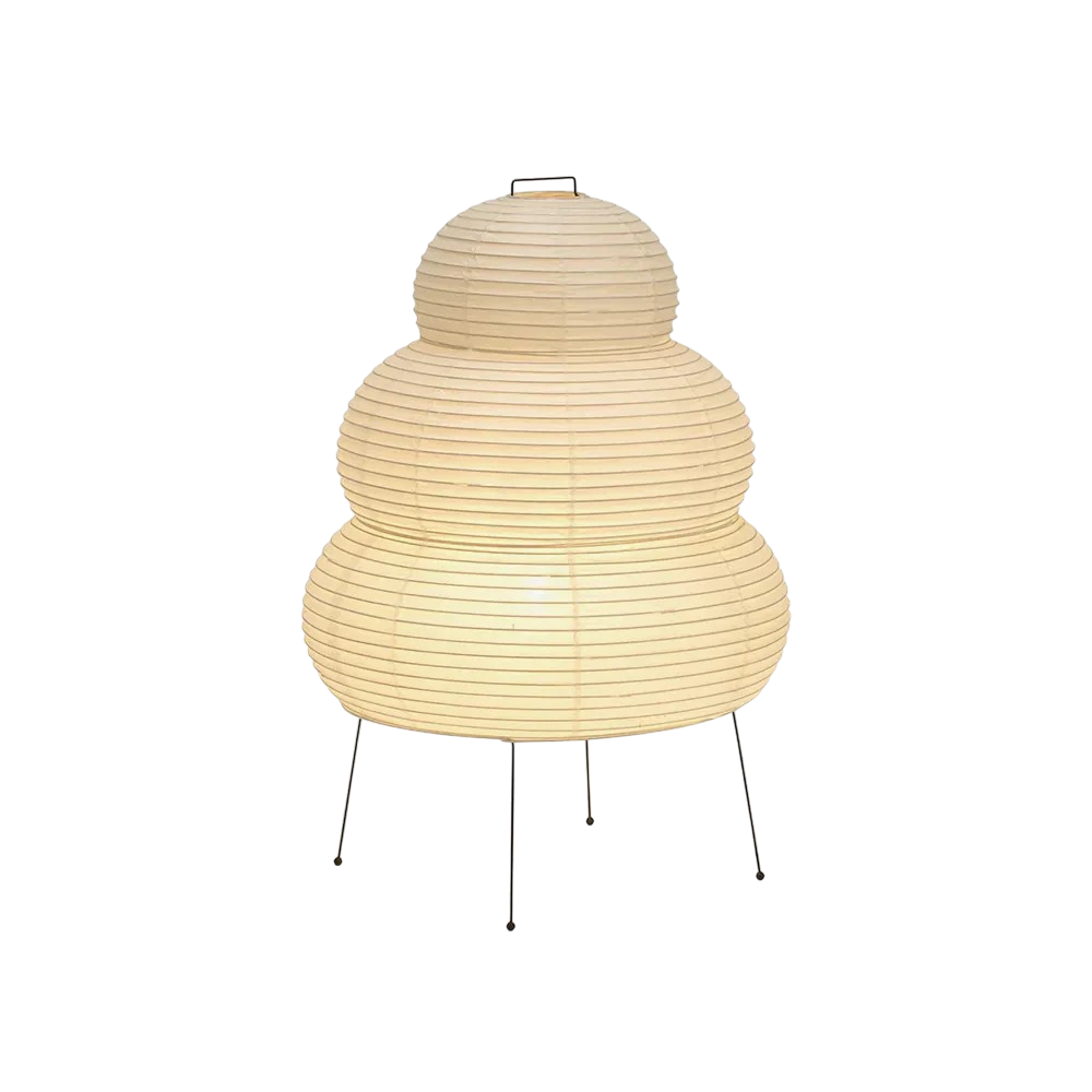 Japanse rijstpapier vloerlamp