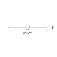 Wandlamp Minimalistisch Lineaire Stang Dubbel Eind Accent Moderne Stijl