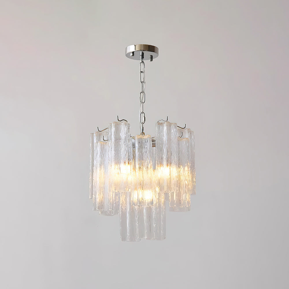 Kamenicky Lustre Cascades van Glas in Niveaus