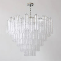 Kamenicky Lustre Cascades van Glas in Niveaus