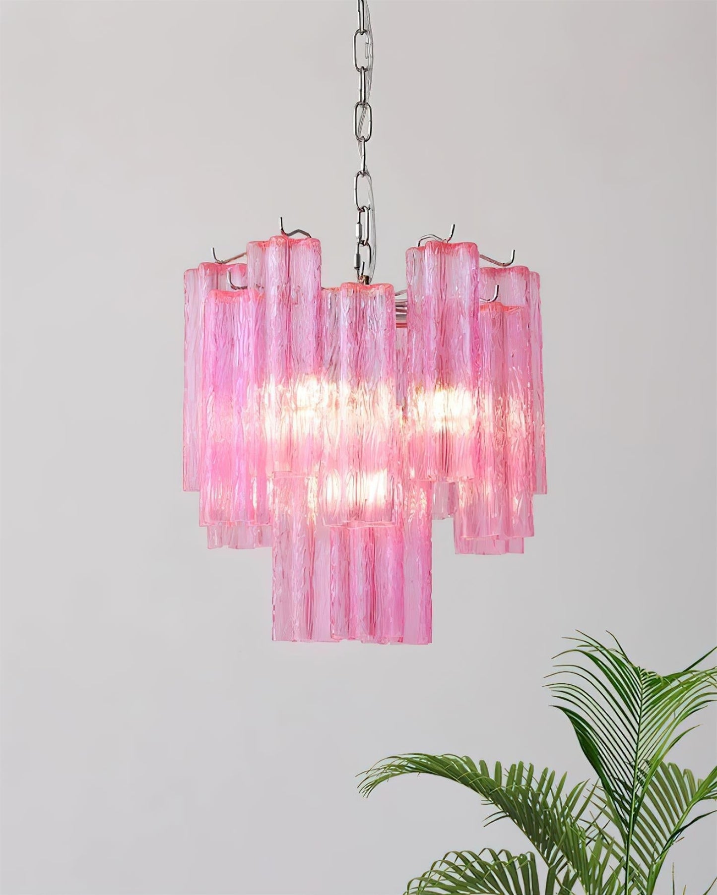 Kamenicky Lustre Cascades van Glas in Niveaus