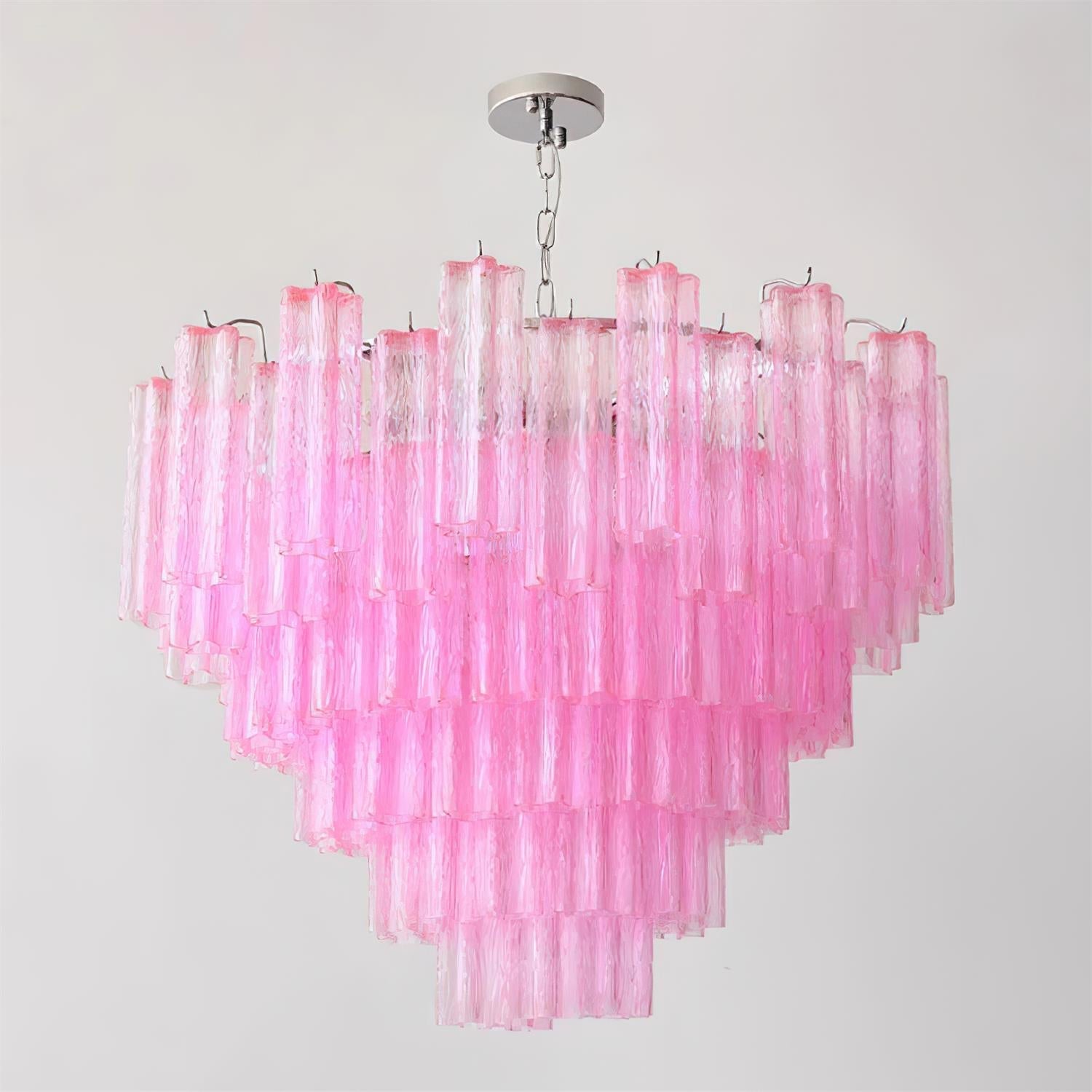 Kamenicky Lustre Cascades van Glas in Niveaus