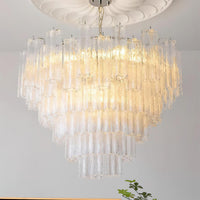 Kamenicky Lustre Cascades van Glas in Niveaus