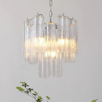 Kamenicky Lustre Cascades van Glas in Niveaus