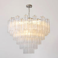Kamenicky Lustre Cascades van Glas in Niveaus