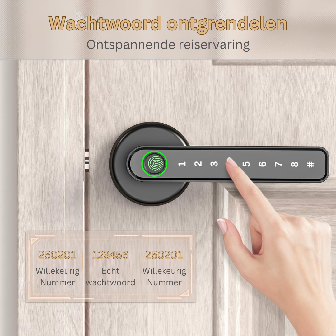 SecureLock | Ongeëvenaarde deurbeveiliging met slechts één aanraking