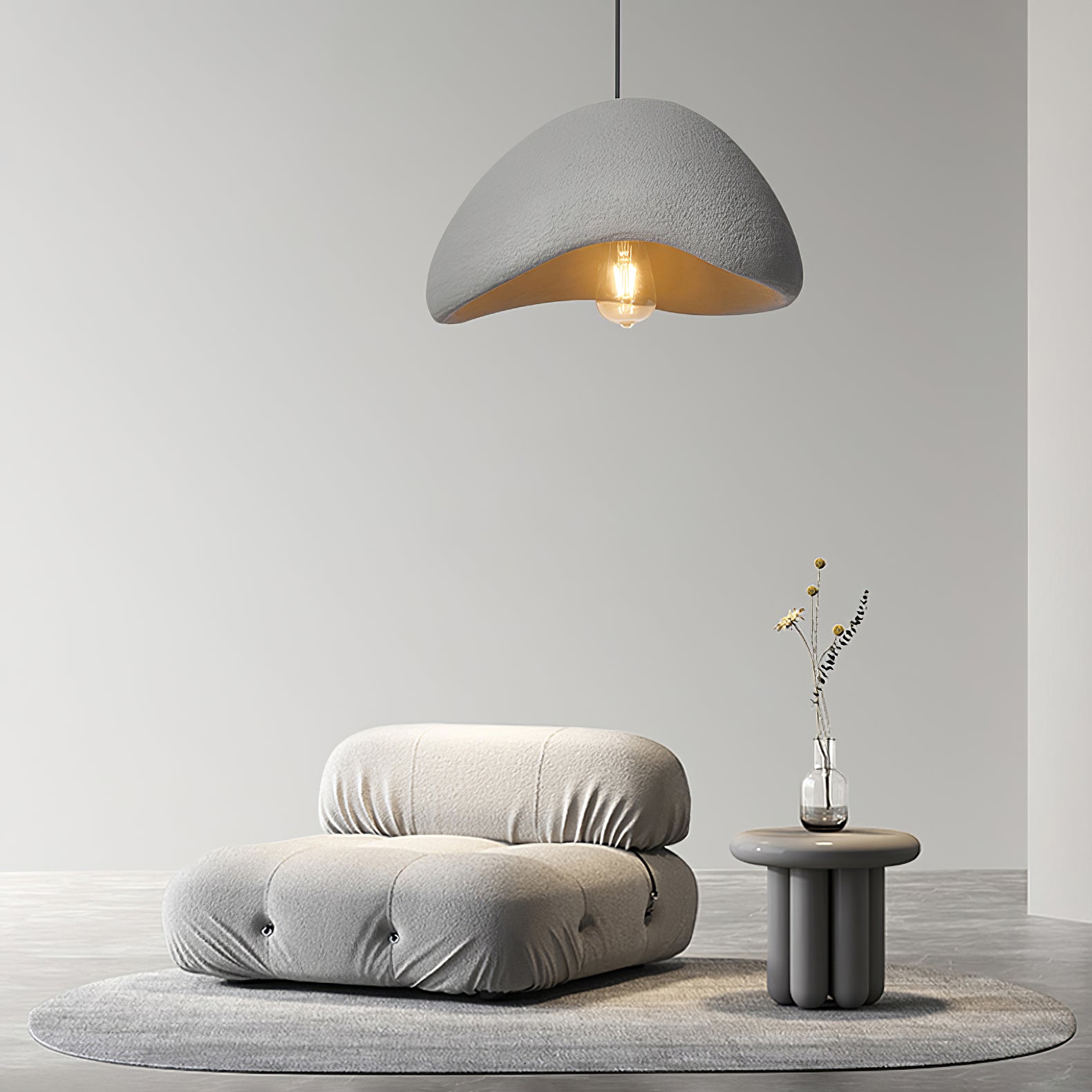 Wabi-Sabi Cocoon Hanglamp, Stijl A
