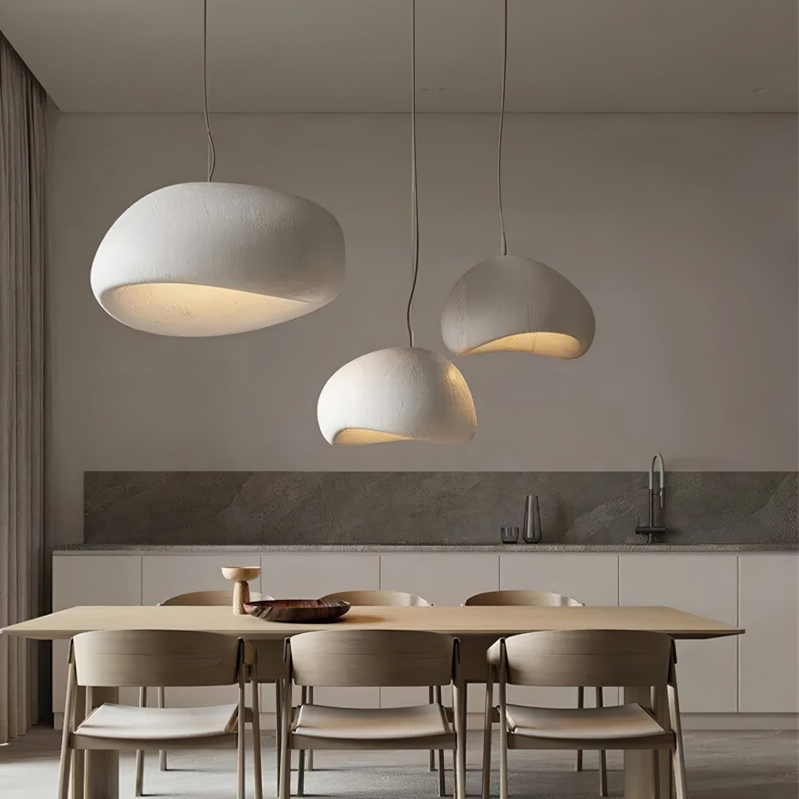 Wabi-Sabi Cocoon Hanglamp, Stijl A
