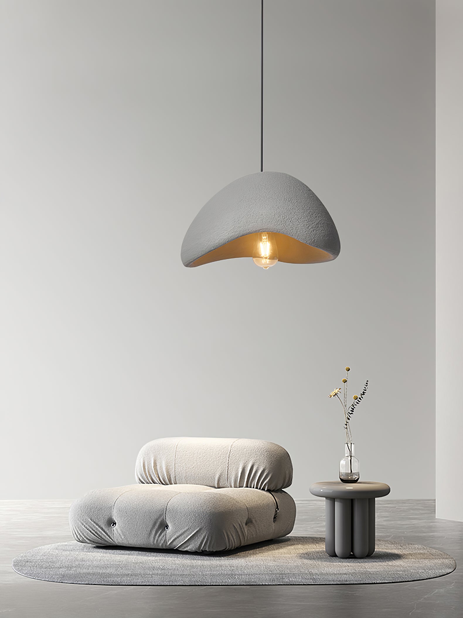 Wabi-Sabi Cocoon Hanglamp, Stijl A