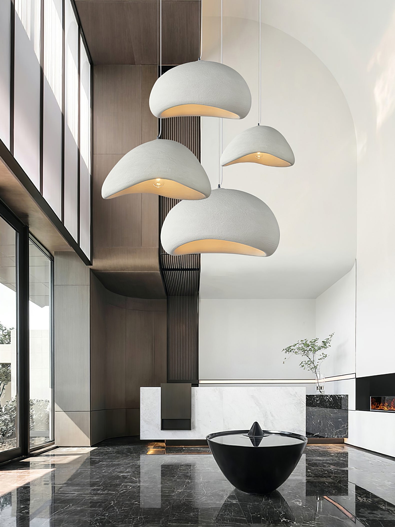 Wabi-Sabi Cocoon Hanglamp, Stijl A