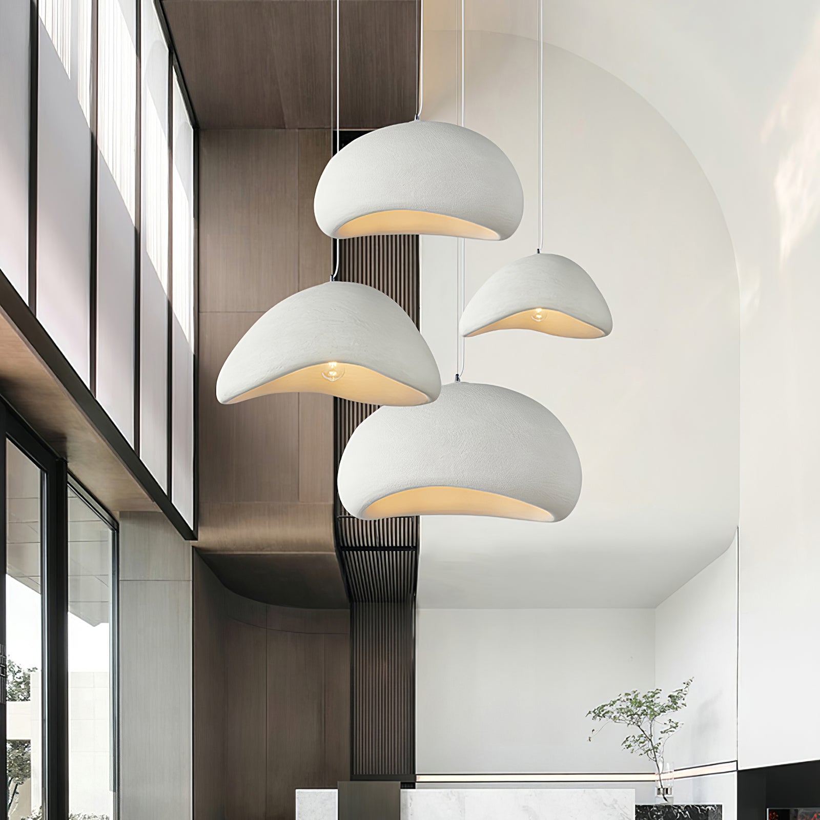 Wabi-Sabi Cocoon Hanglamp, Stijl A
